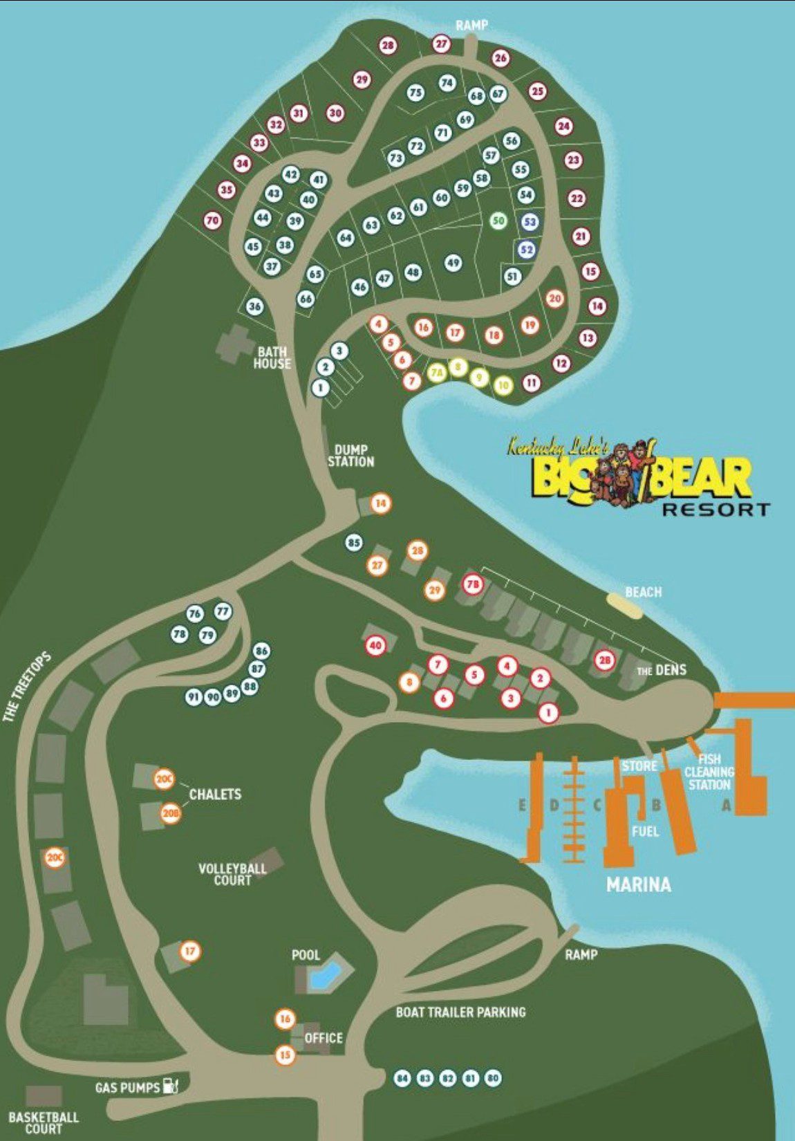 Big Bear Resort Map